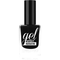 bellaoggi Gel Effect Keratin Nail Polish körömlakk árnyalat Black To Gold 10 ml