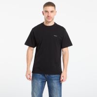 T-shirt Queens Men's Esssential T-Shirt With Contrast Print 3-Pack Black/ Black/ Black S