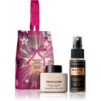 Makeup Revolution Xmas 2025 Mini Matte Heroes świąteczny zestaw prezentowy do twarzy