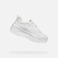 White women's sneakers Geox Xtors - Women's