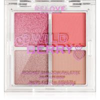 Revolution Relove Pocket Palette Lidschattenpalette Farbton Wild Berry 4x0.72 g