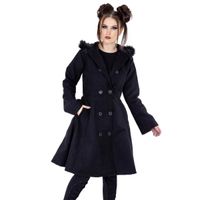 Damenmantel POIZEN INDUSTRIES - RYLEE - SCHWARZ L