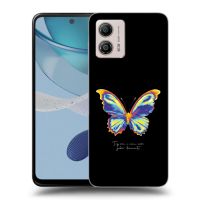 Silikónový čierny obal pre Motorola Moto G53 5G - Diamanty Black