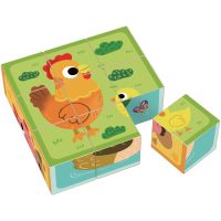 2Kids Toys Wooden Blocks Farm кубики з деревини 12 m+ 9 кс