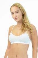 Podprsenkový top Gina 07001P - mikro bavlna Bílá L/XL