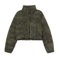 Cropp - Капитонирано яке puffer - кафеникаво зелено