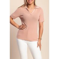 T-Shirt, Aprikose