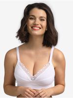 Biela dámska nevystužená podprsenka Playtex ORGANIC COTTON SOFT CUP BRA