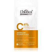 L’biotica DermoMask C 4% rozjaśniająca maseczka do twarzy 8 ml