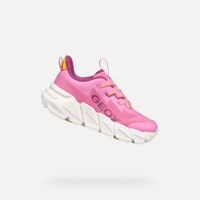 Růžové dívčí tenisky Geox Flexyper Fast - Holky