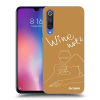 Silikónový prehľadný obal pre Xiaomi Mi 9 SE - Wine not
