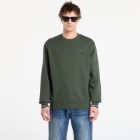 Φούτερ FRED PERRY Crew Neck Sweatshirt Court Green/ Snow White/ Navy S