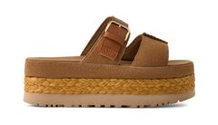 UGG Women's Aubrey Slide Dámske - Sandále UGG - Hnedá - 1167451-CHE-8 - Size: 8