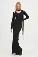 Y/Project Šaty Y/Project MULTISCARF LONG SLEEVE KNIT DRESS