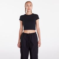 T-shirt Urban Classics Ladies Stretch Jersey Cropped Tee Black XS