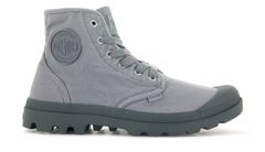 Palladium Boots US Pampa Hi GrayFlannel Muži - Obuv Palladium - Sivá - 02352-071-M-8 - Size: 8