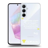 Silikónový prehľadný obal pre Samsung Galaxy A35 5G A356B - Kazma - MŮŽETE DOKÁZAT, CO BUDETE CHTÍT