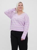 Vero Moda Curve Doffy Pullover Lila