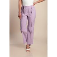 Elegante Hose In Übergröße, Flieder