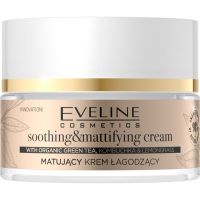 Eveline Cosmetics Organic Gold Leichte mattierende Gesichtscreme mit grünem Tee 50 ml