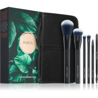 INIKA Organic Brush Case With Brushes set kistova u torbici 6 kom