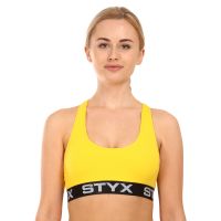 Női melltartó Styx sport sárga (IP1068) M