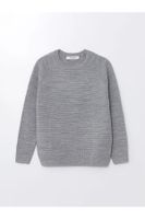 LC Waikiki Crew Neck Basic Long Sleeve Boy's Knitwear Sweater