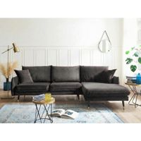 MID.YOU ROHOVÁ SEDAČKA, textil, antracitová