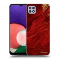 Silikónový čierny obal pre Samsung Galaxy A22 A226B 5G - Red