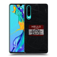 Silikónový čierny obal pre Huawei P30 - HELLO 404