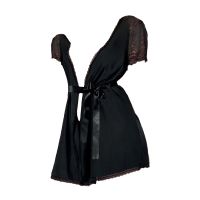 Női fürdőköpeny Obsessive fekete (Miamor robe) L