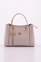 DGN 3267 Women's Shoulder and Hand Bag Beige Mosaic