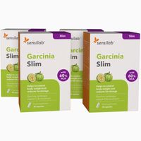 Garcinia Slim 4er Pack - 417 mg Garcinia Cambogia (60 % HCA) pro Kapsel. Natürlicher Appetitzügler. 4x 30 Kapseln | Sensilab