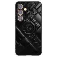 Silikónový čierny obal pre Samsung Galaxy S24 S921B 5G - OKTAGON - Puffer Blackout