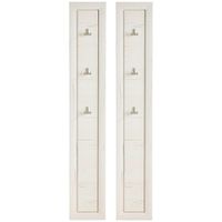 Hom`in VEŠIAKOVÝ PANEL, biela, farba pínie, 27/162/2,5 cm