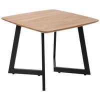 PRÍRUČNÝ STOLÍK, divoký dub, čierna, divoký dub