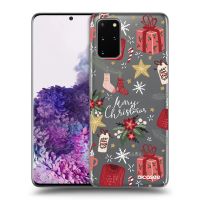 Silikónový prehľadný obal pre Samsung Galaxy S20+ G985F - Christmas