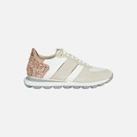 Beige women's sneakers Geox Spherica Vseries A - Women's