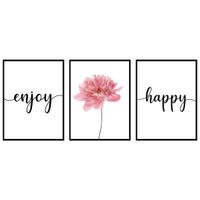 Monee UMELECKÁ TLAČ, text, zátišie, kvety, 30/40 cm