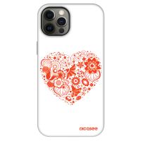 Fashion Case MagSafe pre Apple iPhone 12 - Veľké srdce