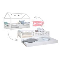 MID.YOU VÝSUVNÁ POSTEĽ, 140/200 cm biela