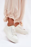 BIG STAR SHOES Női Platformos Sneakers Eko Bőrből Big Star
