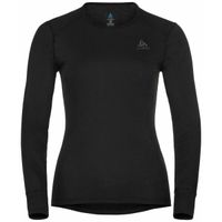 Odlo W ACTIVE WARM ECO BL TOP CREW Дамска функционална тениска, черно, размер