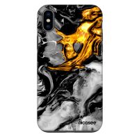 Fashion Case pre Apple iPhone XS Max - Black Gold 2