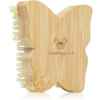 Crystallove Bamboo Butterfly Agave Body Brush masažna krtača za telo 1 kos