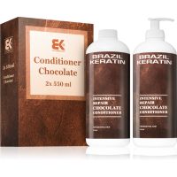 Brazil Keratin Chocolate Intensive Repair Conditioner вигідна упаковка (для пошкодженого волосся)