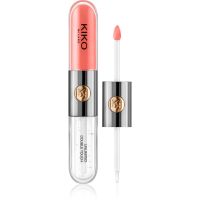 KIKO Milano Unlimited Double Touch dugotrajni tekući ruž za usne sa sjajem nijansa 113 Satin Coral 6 ml