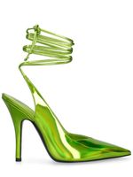 105mm Venus Laminated Faux Leather Pumps