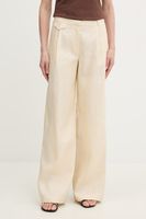 Bardot pantaloni din in