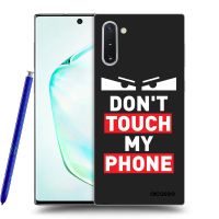 Silikónový čierny obal pre Samsung Galaxy Note 10 N970F - Shadow Eye - Transparent